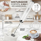 Mixer Portátil Recarregável - Prático e Potente