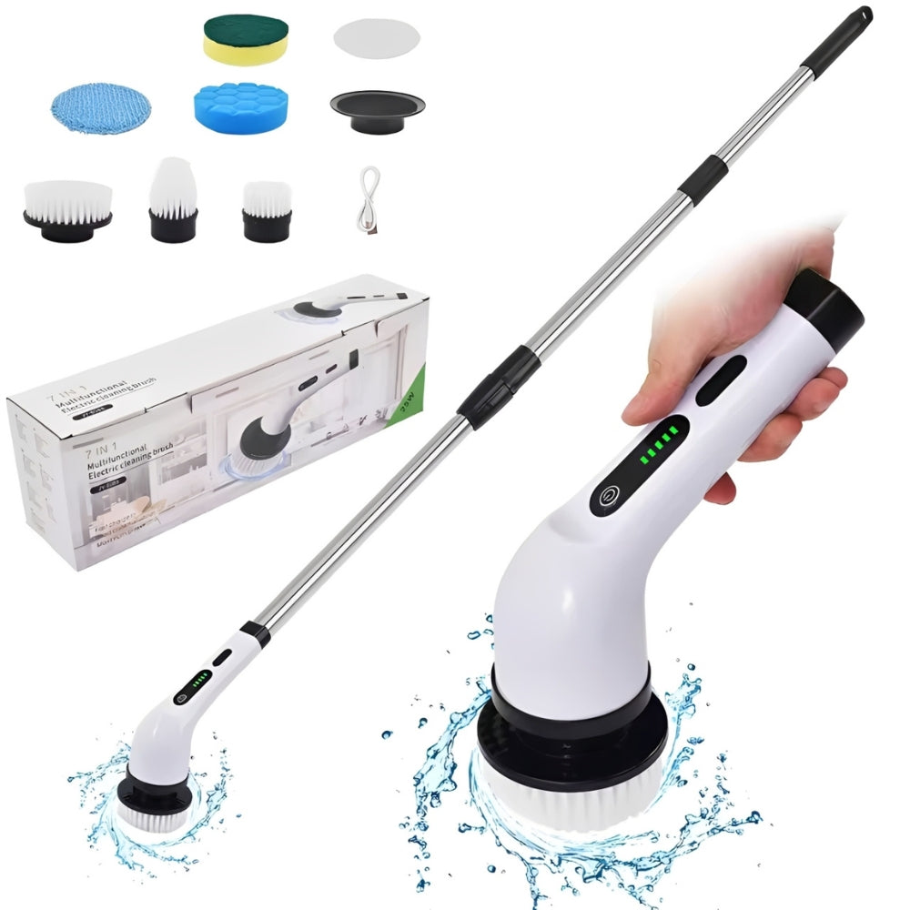 Escova de Limpeza com Cabo Extensível - Faxina Rápida e Completa