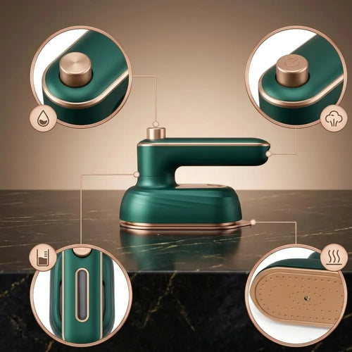 Mini Ferro Portátil - Roupas Alinhadas em Qualquer Lugar Jeitinho do Lar