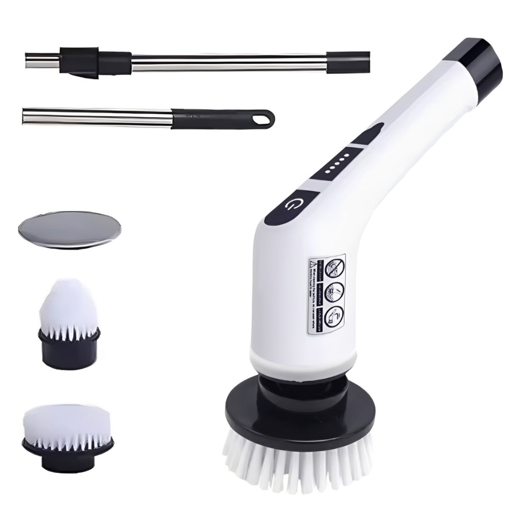 Escova de Limpeza com Cabo Extensível - Faxina Rápida e Completa