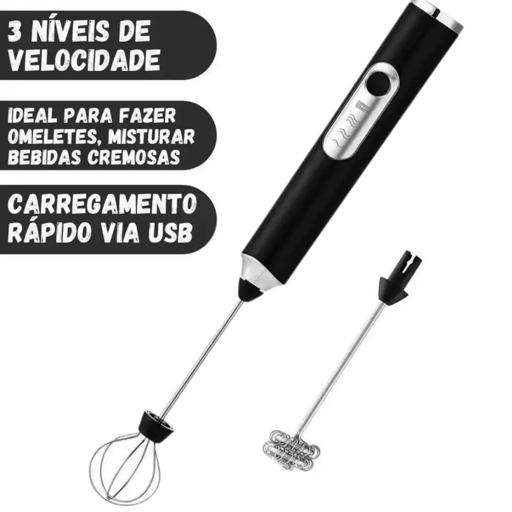 Mixer Portátil Recarregável - Prático e Potente