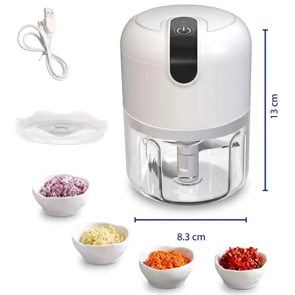 Mini Processador e Triturador de Alimentos - Prático e Eficiente